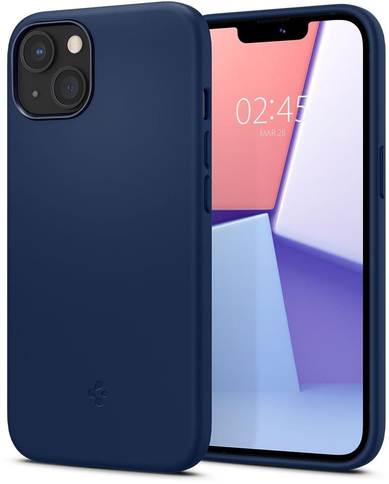 Spigen Silicone Fit Navy Blue iPhone 13 mini Coque de téléphone...