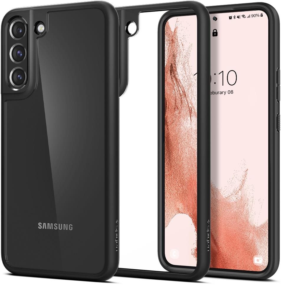 Spigen Ultra Hybrid Matte Black Samsung Galaxy S22 5G Kryt na mobil