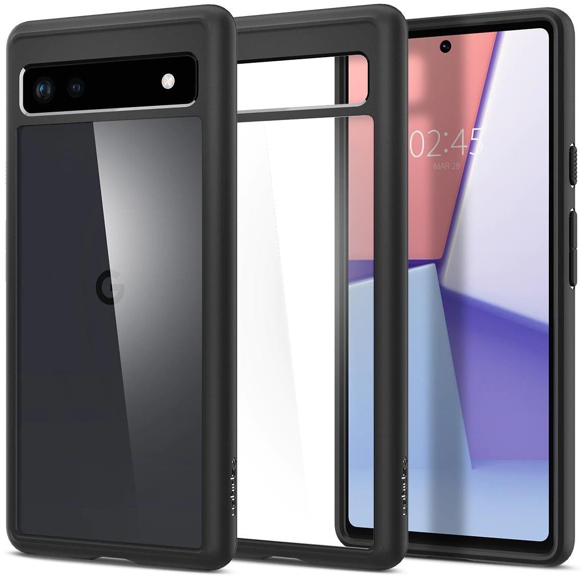 Spigen Ultra Hybrid Black Google Pixel 6a 5G tok Telefon tok