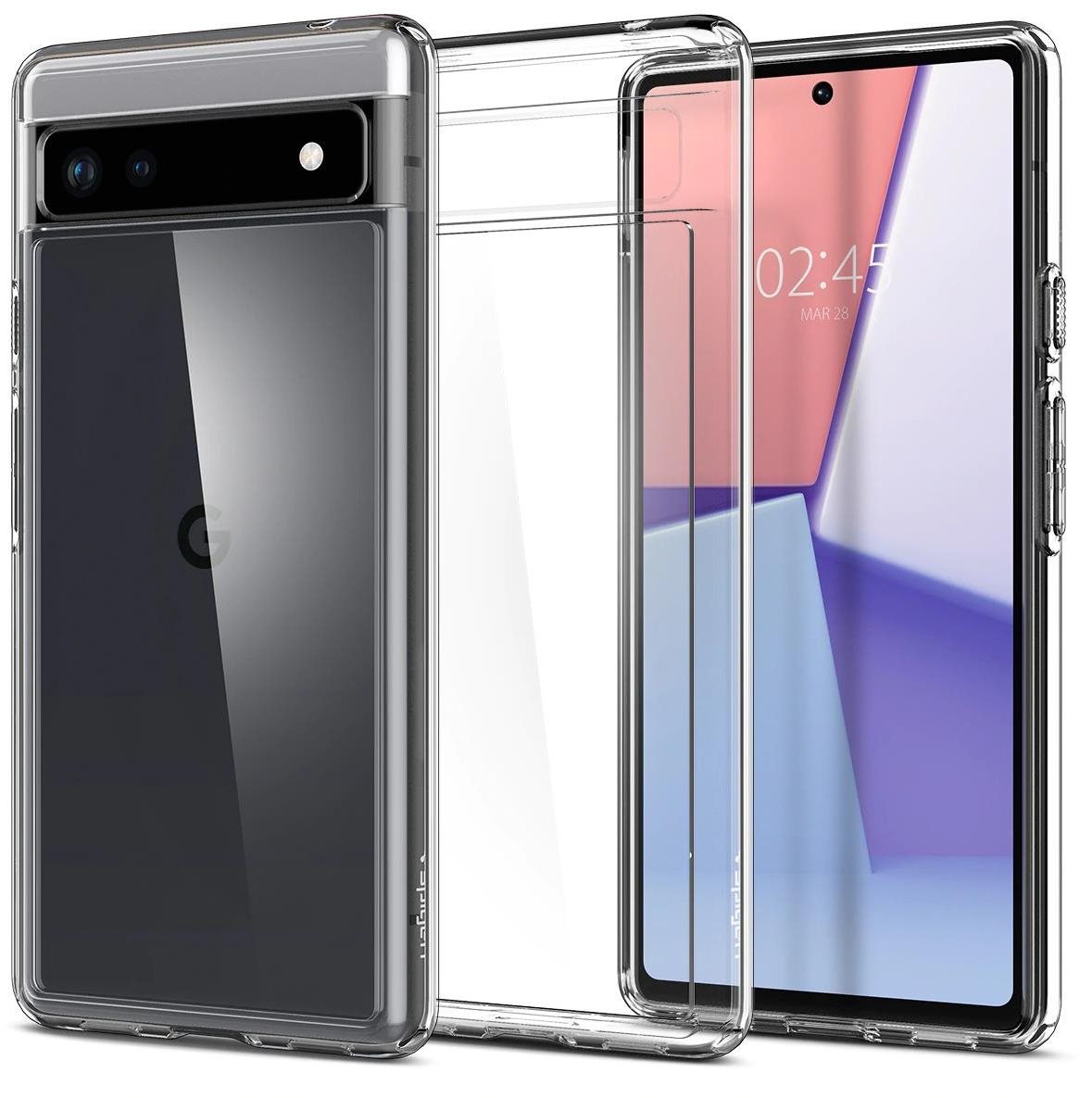 Spigen Ultra Hybrid Clear Google Pixel 6a 5G tok Telefon tok