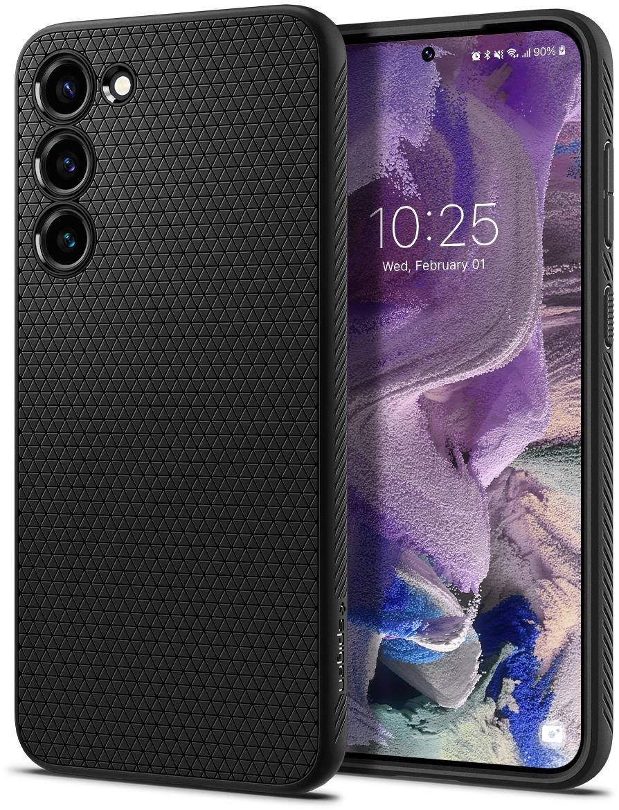 Spigen Liquid Air Samsung Galaxy S23 fekete tok Telefon tok
