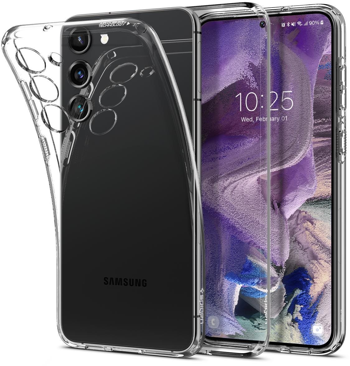 Spigen Liquid Crystal Clear Cover für Samsung Galaxy S23 Handyhülle