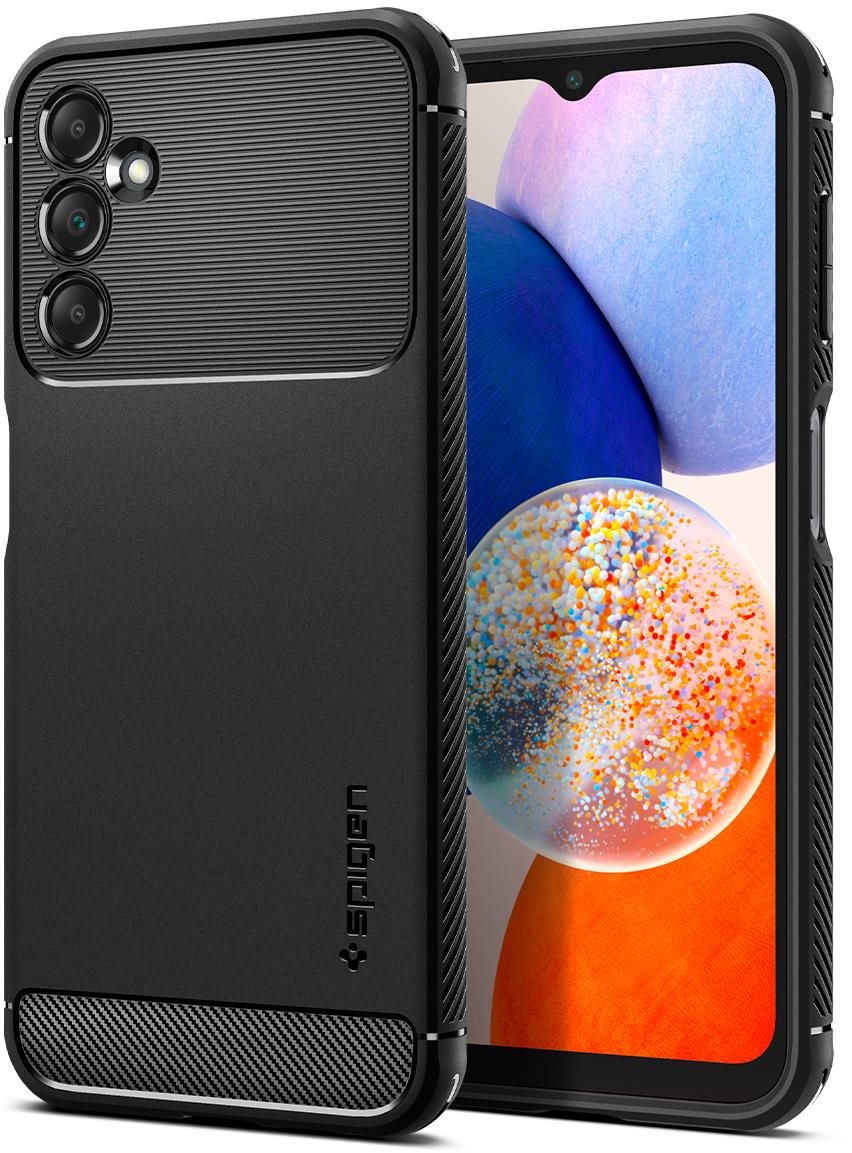 Spigen Rugged Armor Black Samsung Galaxy A14 5G tok Telefon tok