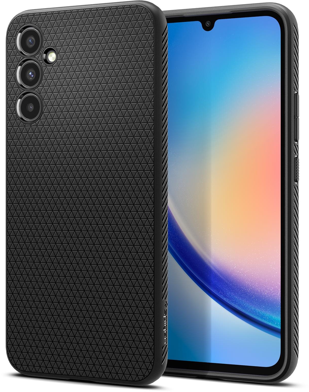 Spigen Liquid Air Black Samsung Galaxy A34 5G tok Telefon tok