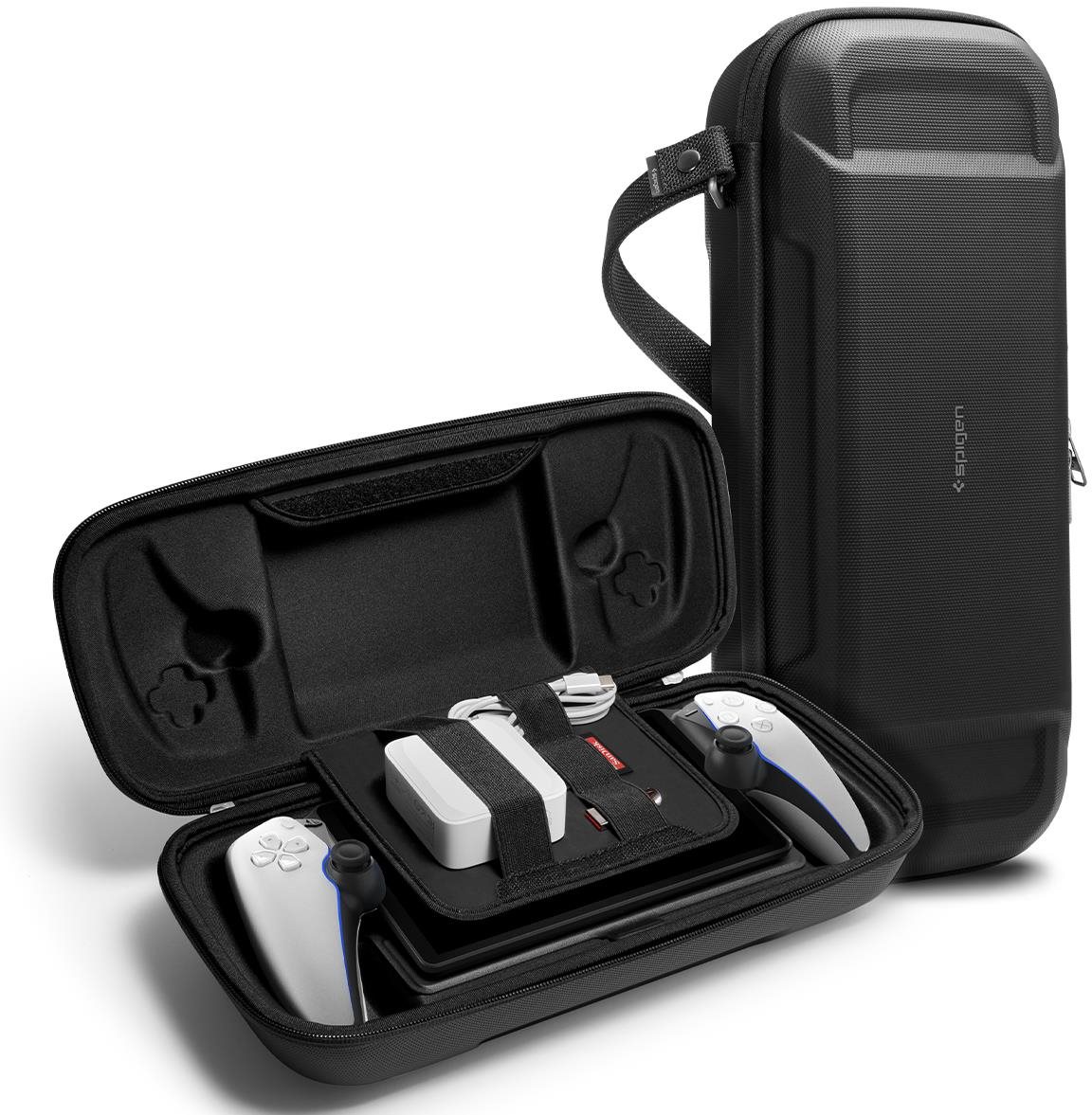 Spigen Rugged Armor Pro Pouch Black Sony Playstation Portal védőtok...