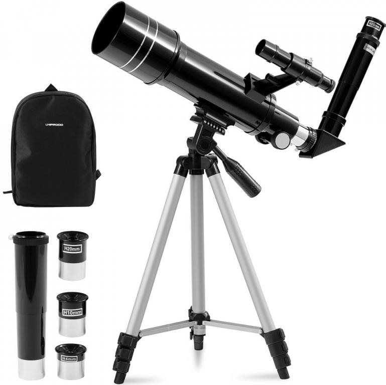 Uniprodo astronomický refraktor na pozorovanie hviezd, priemer 400...