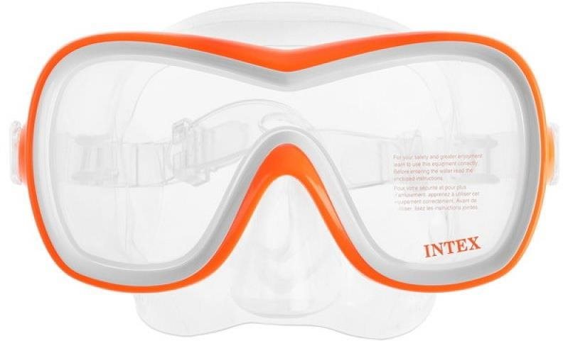 INTEX 55978 wave rider mask oranžová Potápačské okuliare