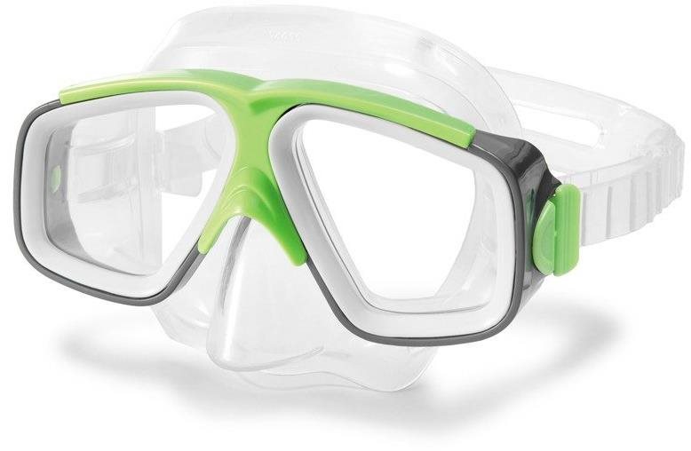 INTEX 55975 silicone surf rider mask zelená Potápačské okuliare