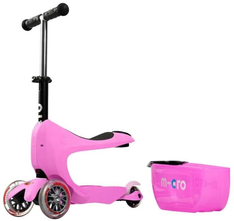 Micro Mini 2go Deluxe ružová Detská kolobežka