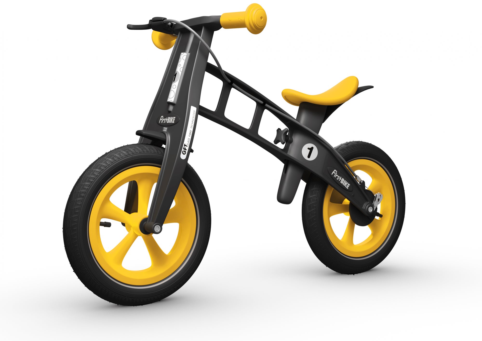 FirstBike Limited Edition Yellow Športové odrážadlo