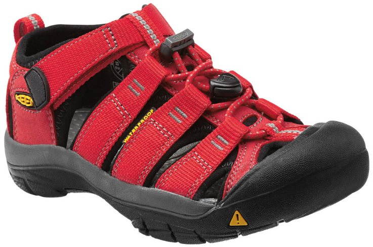 Keen Newport H2 Jr ribbon red/gargoyle 6 Sandále
