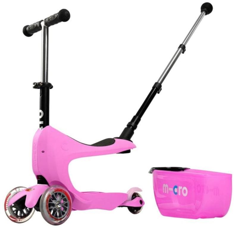 Micro Mini2Go Deluxe Plus Pink Detská kolobežka
