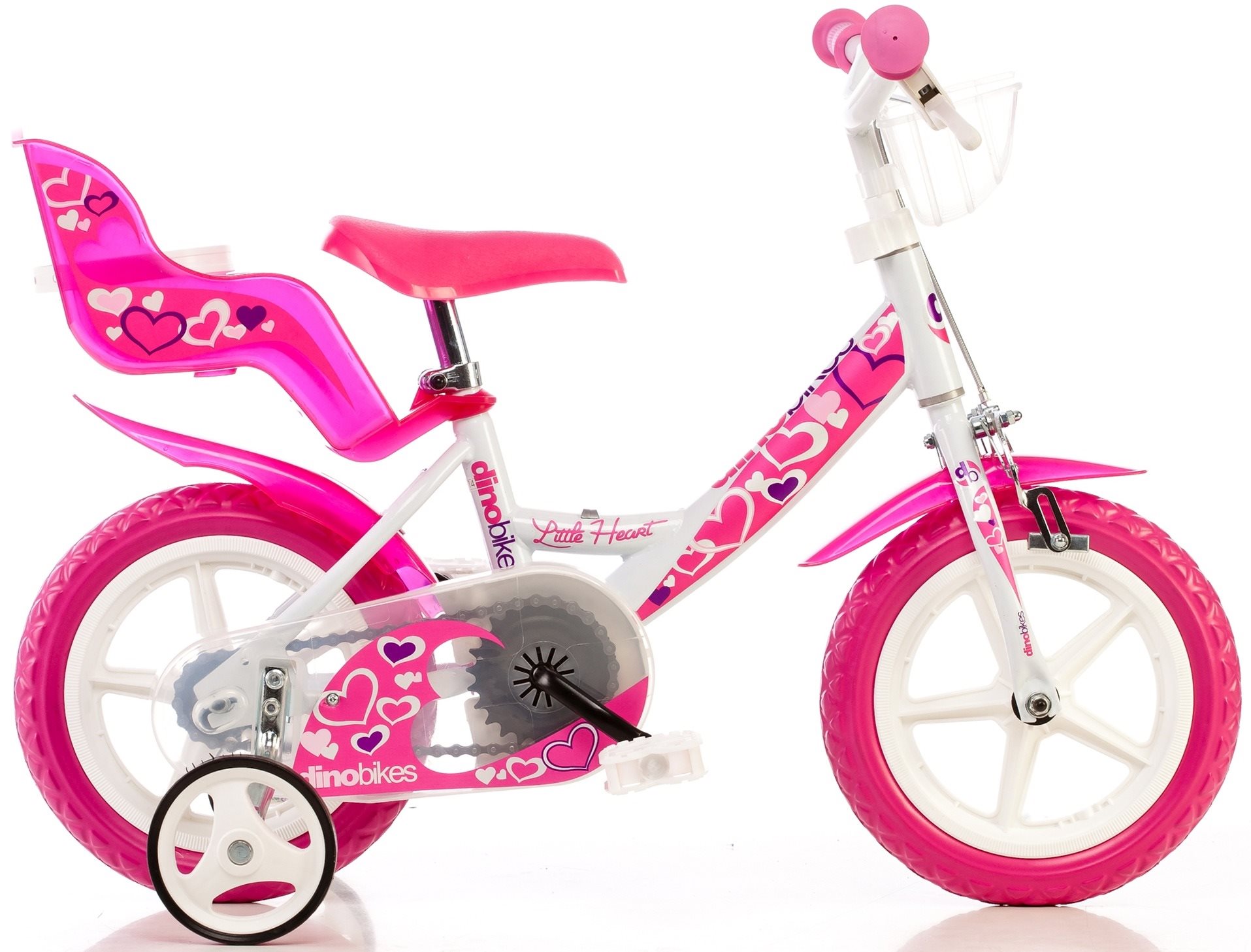 Dino Bikes 12 pink Detský bicykel