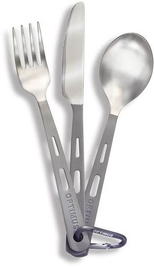 Optimus Titanium, 3-dielny príbor Príbor