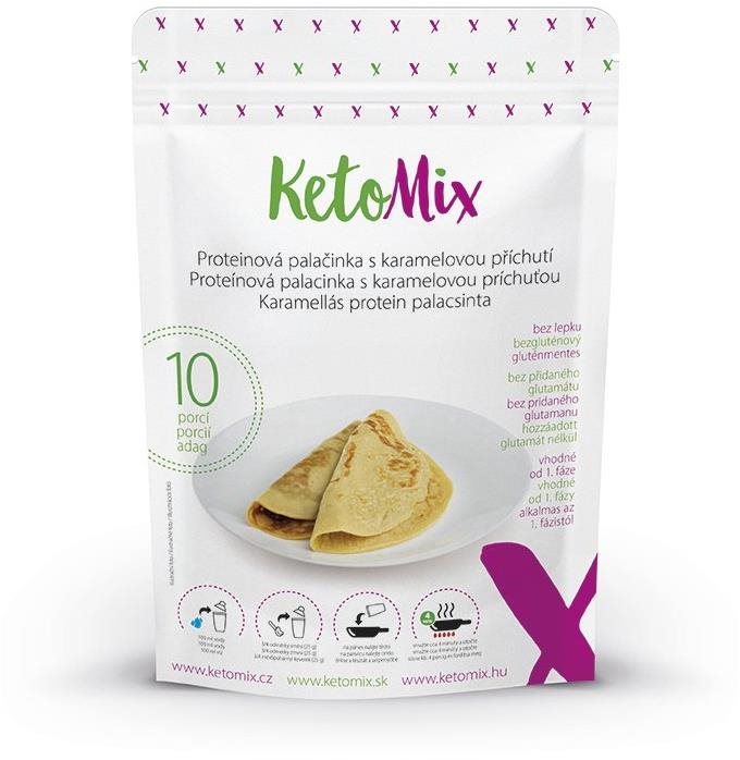 KETOMIX Proteínová palacinka s karamelovou príchuťou (10 porcií)...