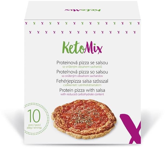 KetoMix Proteinová pizza se salsou (10 porcí) Ketodieta