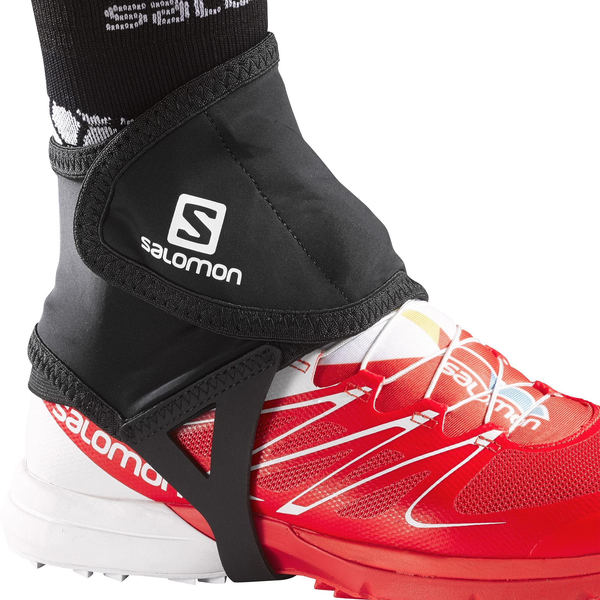 Salomon Trail Gaiters Low Black L Návleky