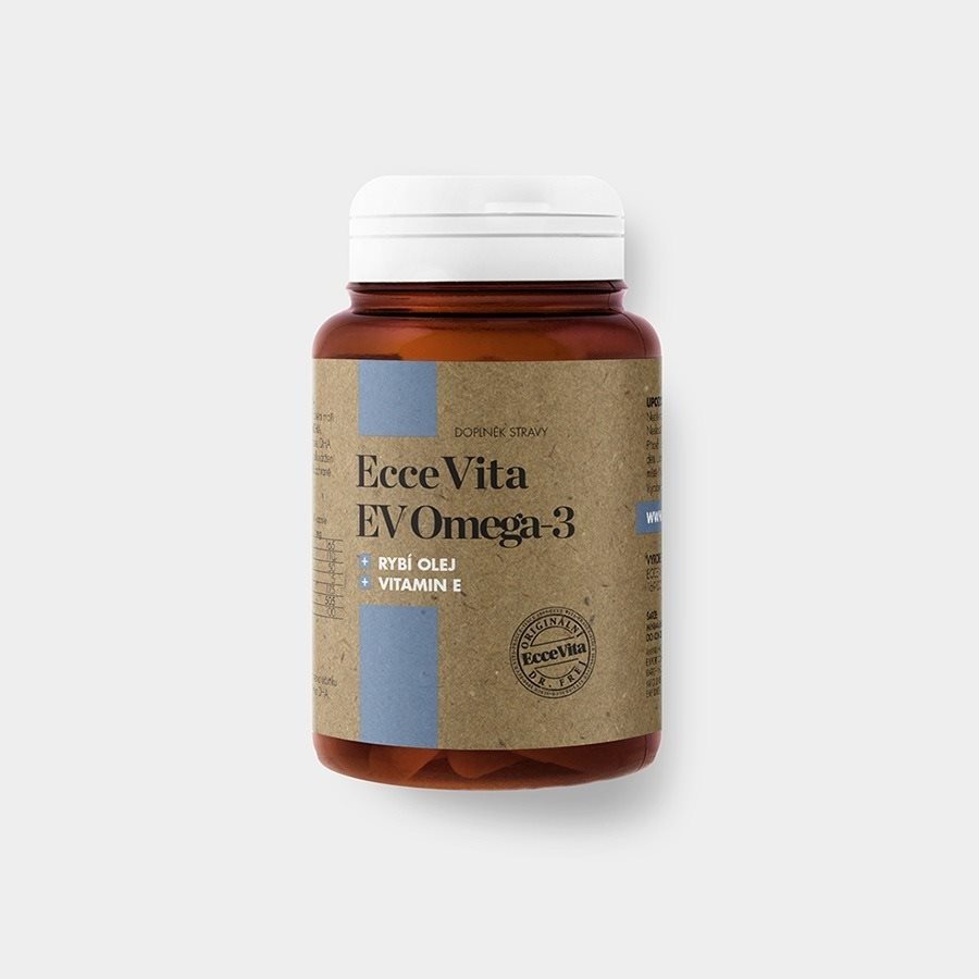 EcceVita EV Omega-3 60 kapslí Omega 3