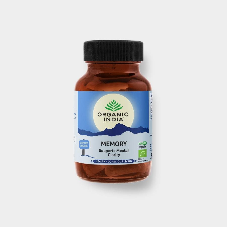 Organic India Memory  BIO 60 kapslí Doplněk stravy