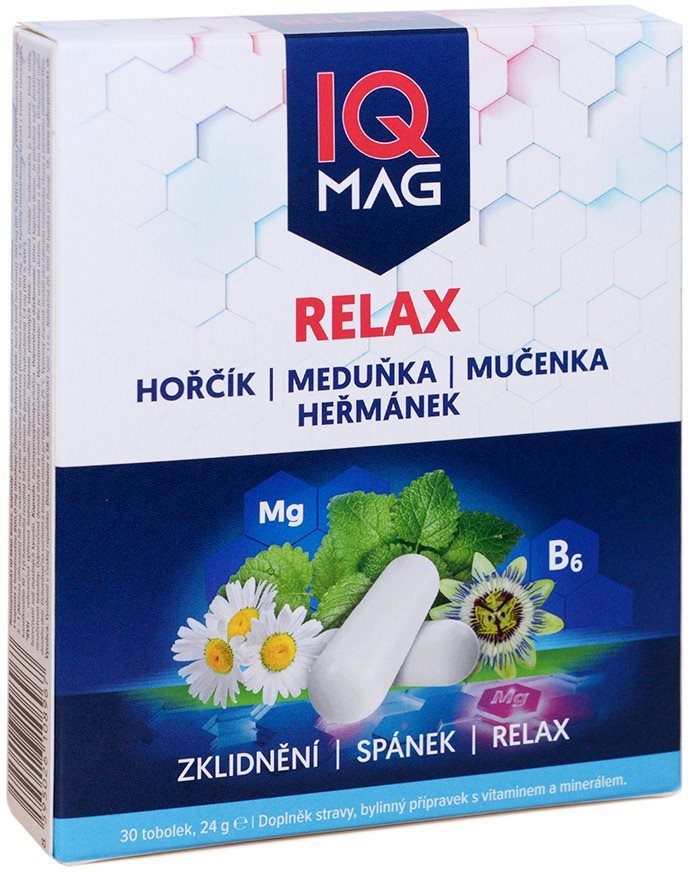 IQ Mag RELAX tobolky Hořčík