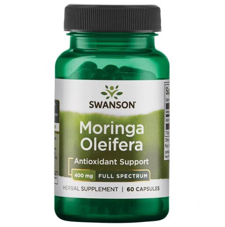 Swanson Moringa Oleifera (Moringa olejodárná), 400 mg, 60 kapslí...