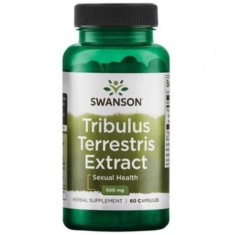 Swanson Tribulus Terrestris Extract, Kotvičník extrakt, 500 mg, 60...