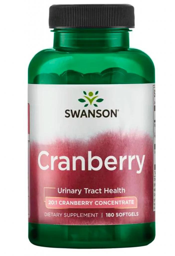 Swanson Cranberry (Brusinka), 180 softgelových kapslí Doplněk stravy