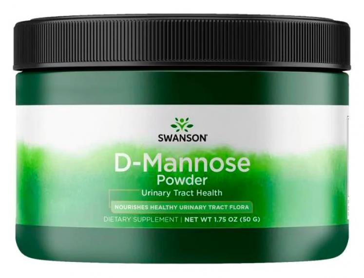 Swanson D-Mannose Powder (D-manóza prášek), 50 g Doplněk stravy