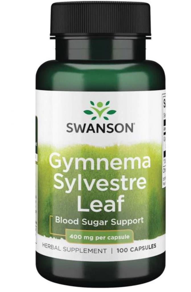 Swanson Gymnema Sylvestre Leaf (Gymnéma lesní), 400 mg, 100 kapslí...