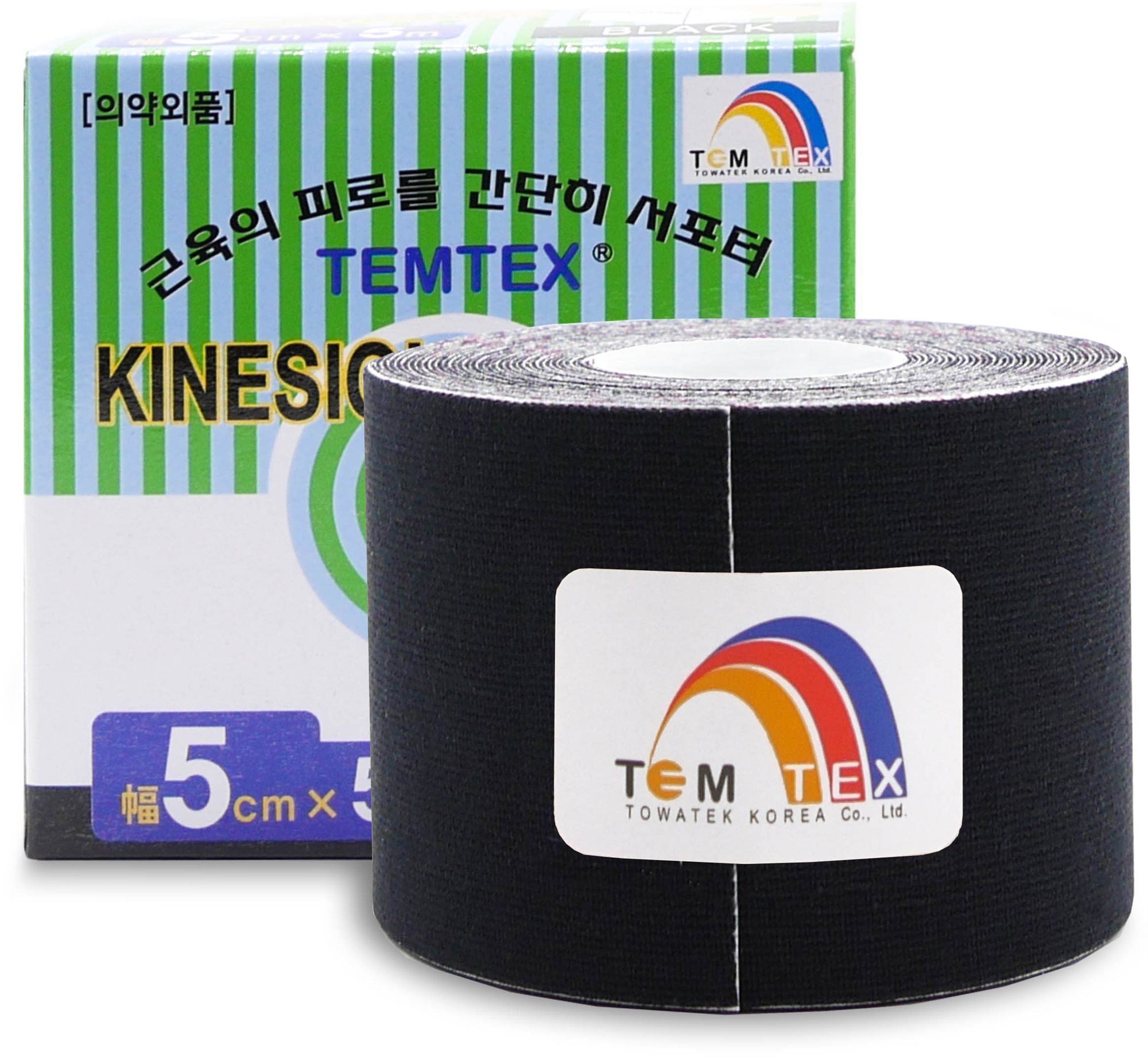 Temtex tape Classic černý 5 cm Tejp