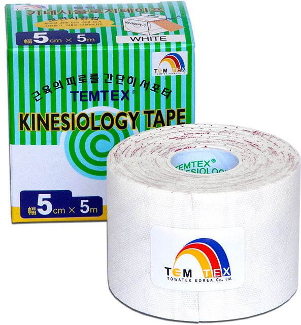 Temtex Tourmaline fehér 5 cm-es kineziológiai szalag Kineziológiai...