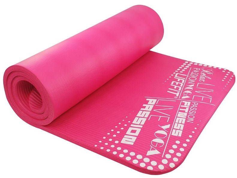 Lifefit Yoga Mat Exclusiv plus růžová Podložka na cvičení
