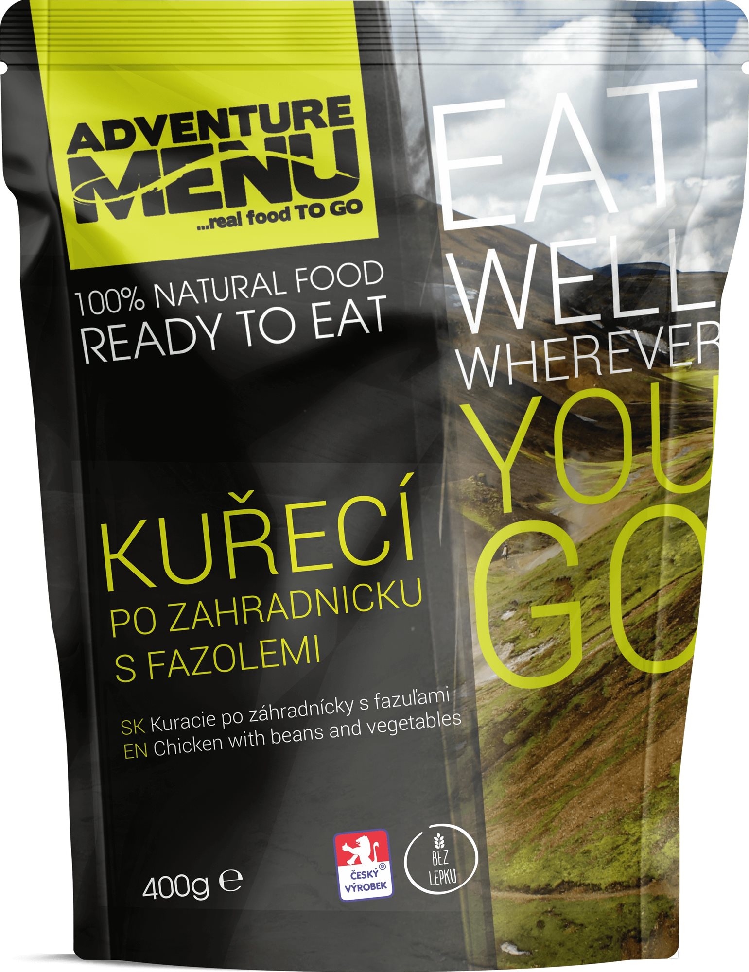 AdventureMenu - Kurča po záhradnícky s fazuľou MRE