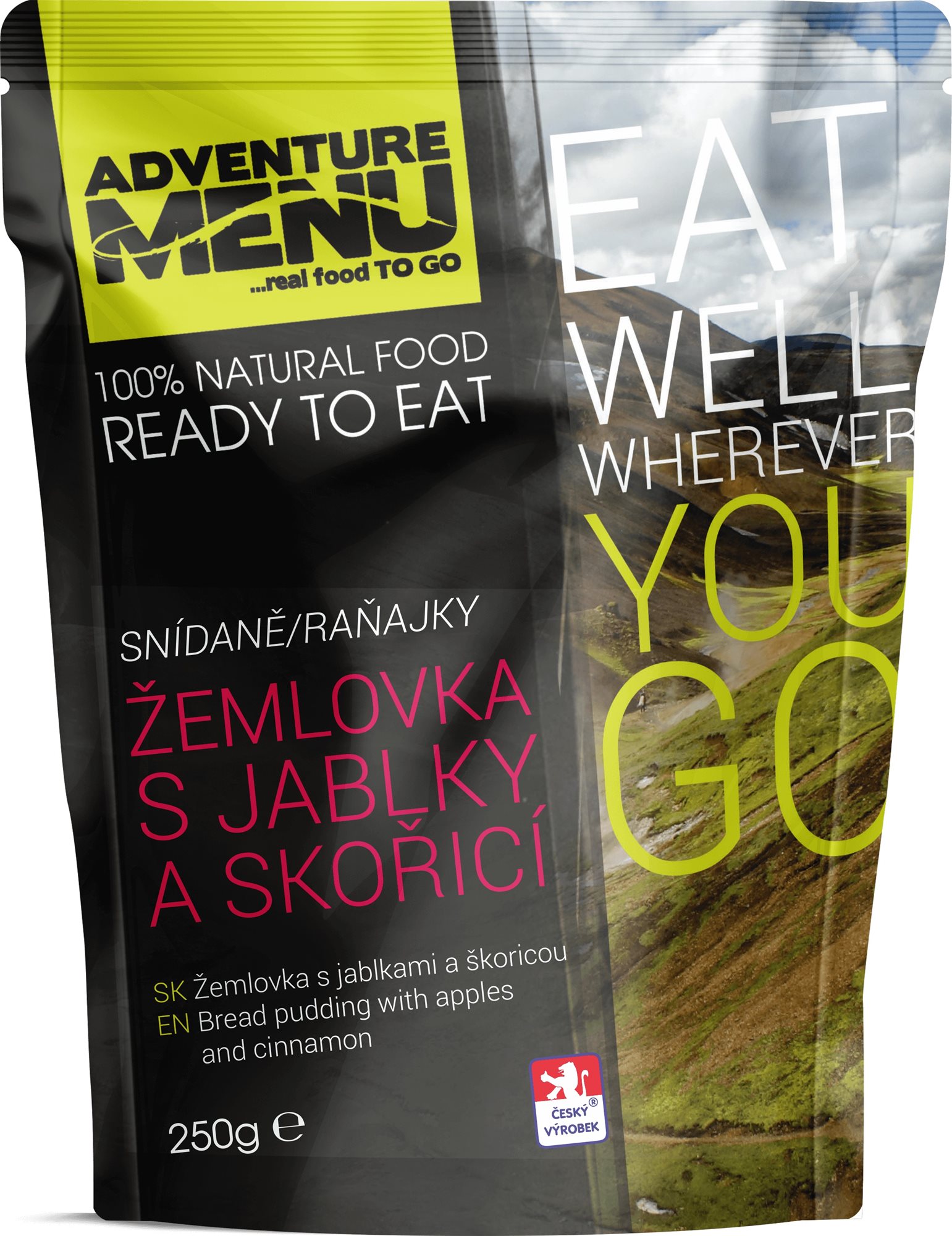 AdventureMenu - Žemľovka s jablkami a škoricou MRE
