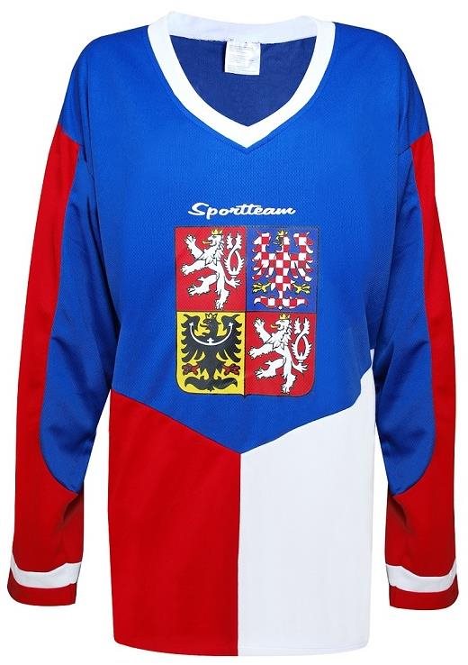 Hokejový dres ČR trikolóra L Dres