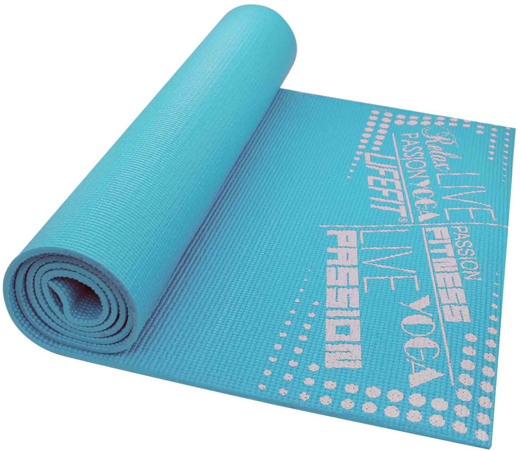 Lifefit Slimfit gymnastická světle tyrkysová Podložka na cvičení