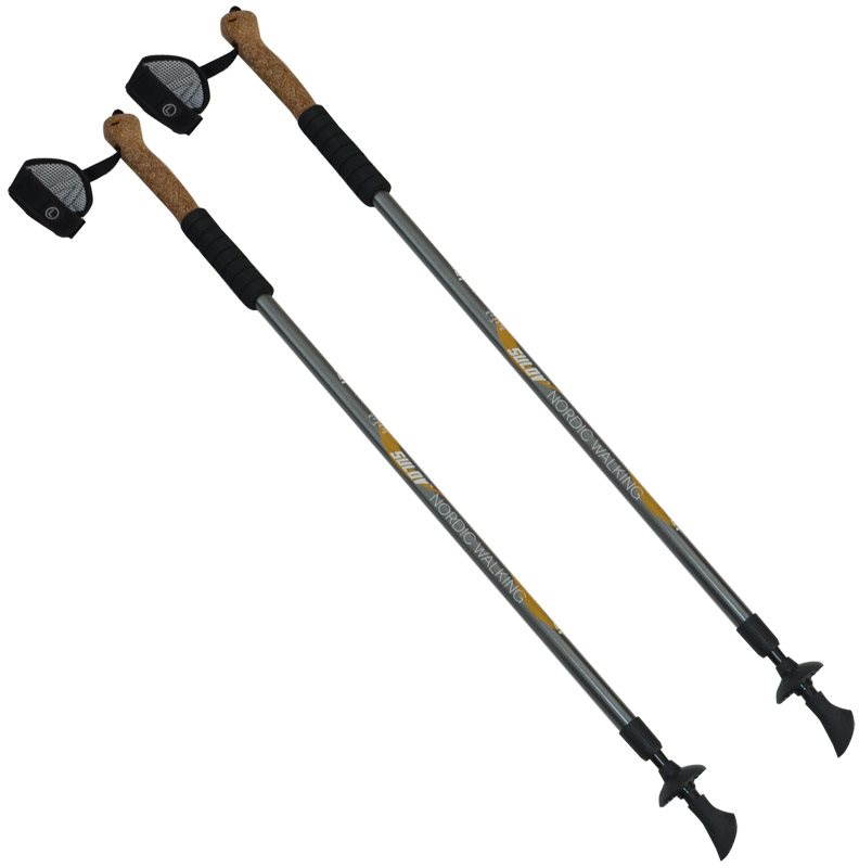 SULOV NORDIC WALKING, 2-dielne oranžová Nordic walking palice