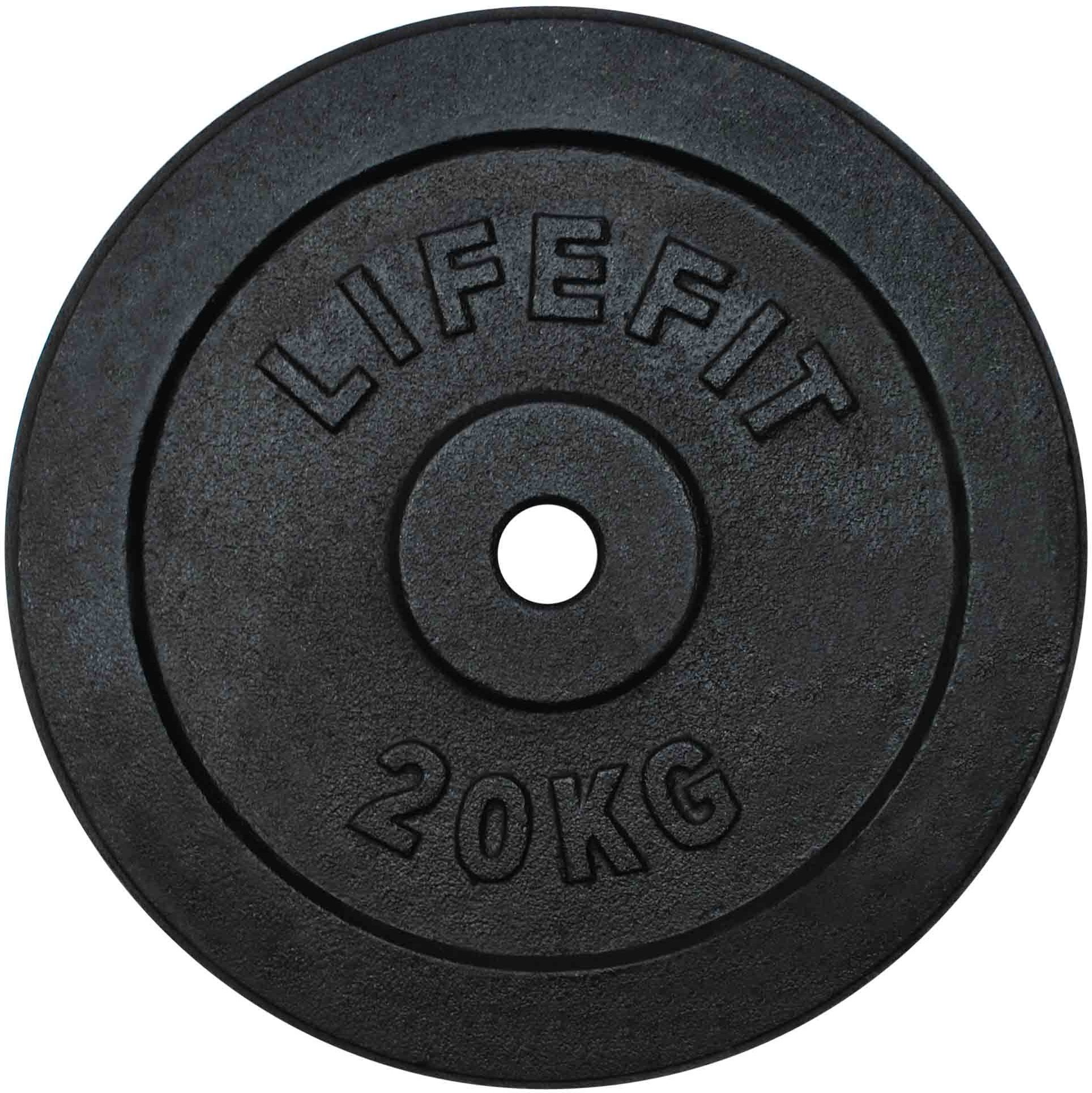 Kotúč Lifefit 20 kg / tyč 30 mm Kotúč na činky