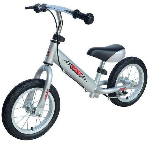 Sulov Corsa 12" stříbrné Sportovní odrážedlo