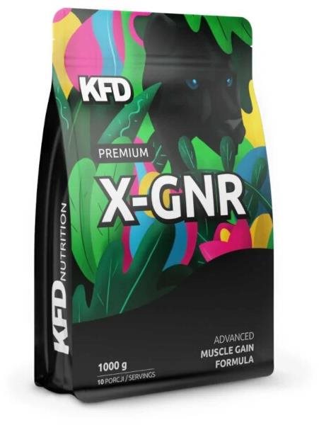 X-gainer 1000 g Vanilka jahoda Premium KFD Gainer