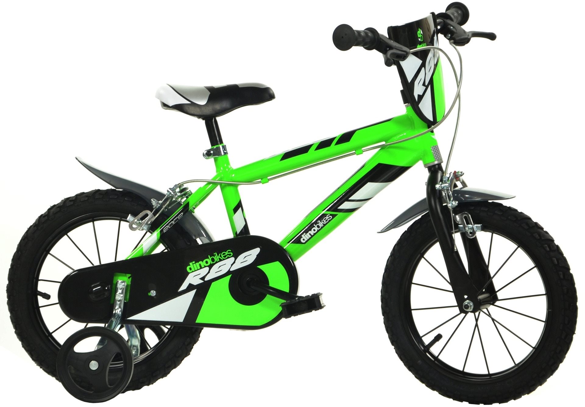 Dino bikes 14 green R88 Dětské kolo