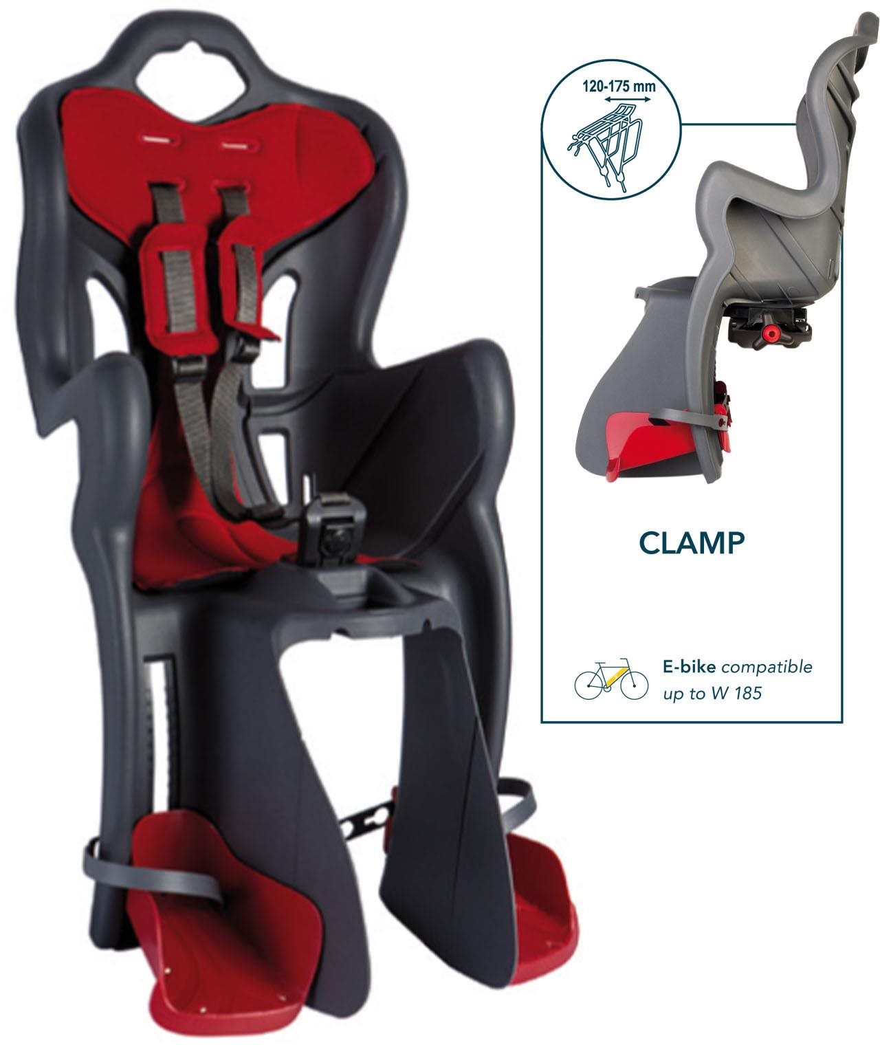 B,ONE CLAMP LUX s upevnením na nosič bicykla Detská sedačka na...
