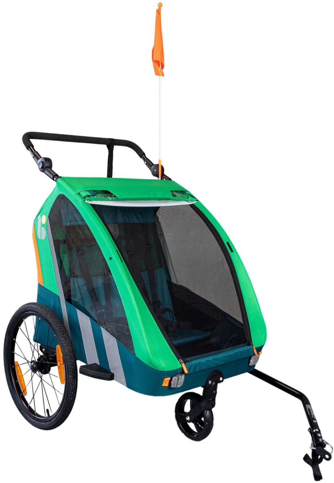 Trailblazer detský kombinovaný vozík za bicykel + kočík pre 2 deti...