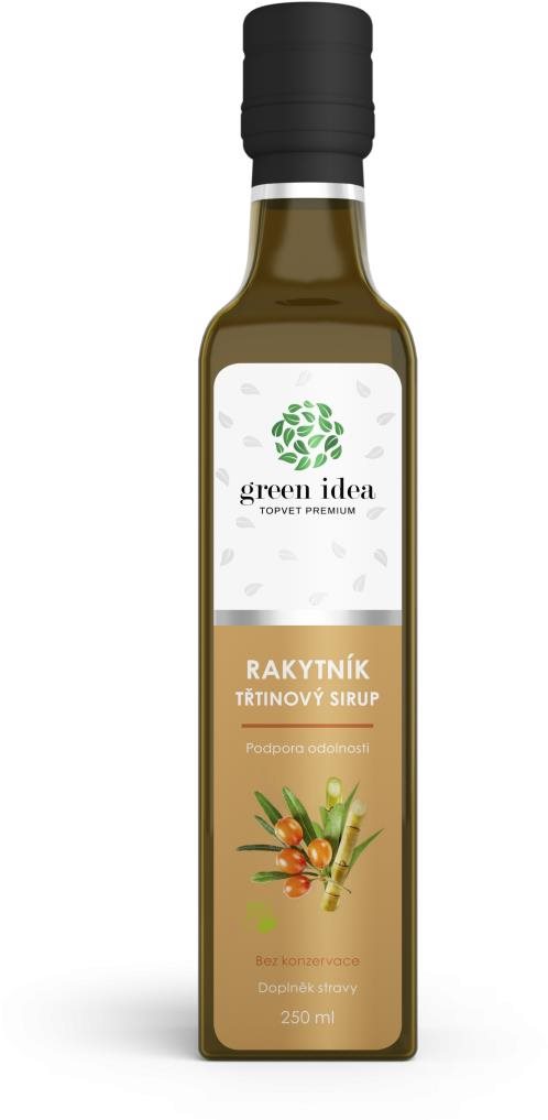 GREEN IDEA Rakytníkový sirup – trstinový 250 ml Doplnok stravy