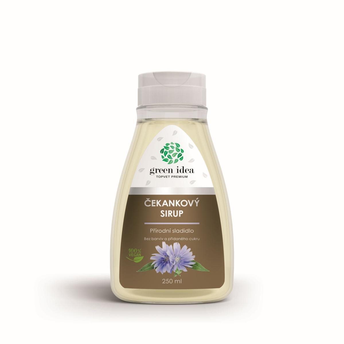 GREEN IDEA Čakankový sirup 250 ml Doplnok stravy