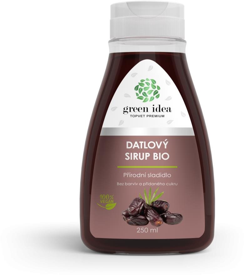 GREEN IDEA Datlový sirup BIO 250 ml Doplnok stravy