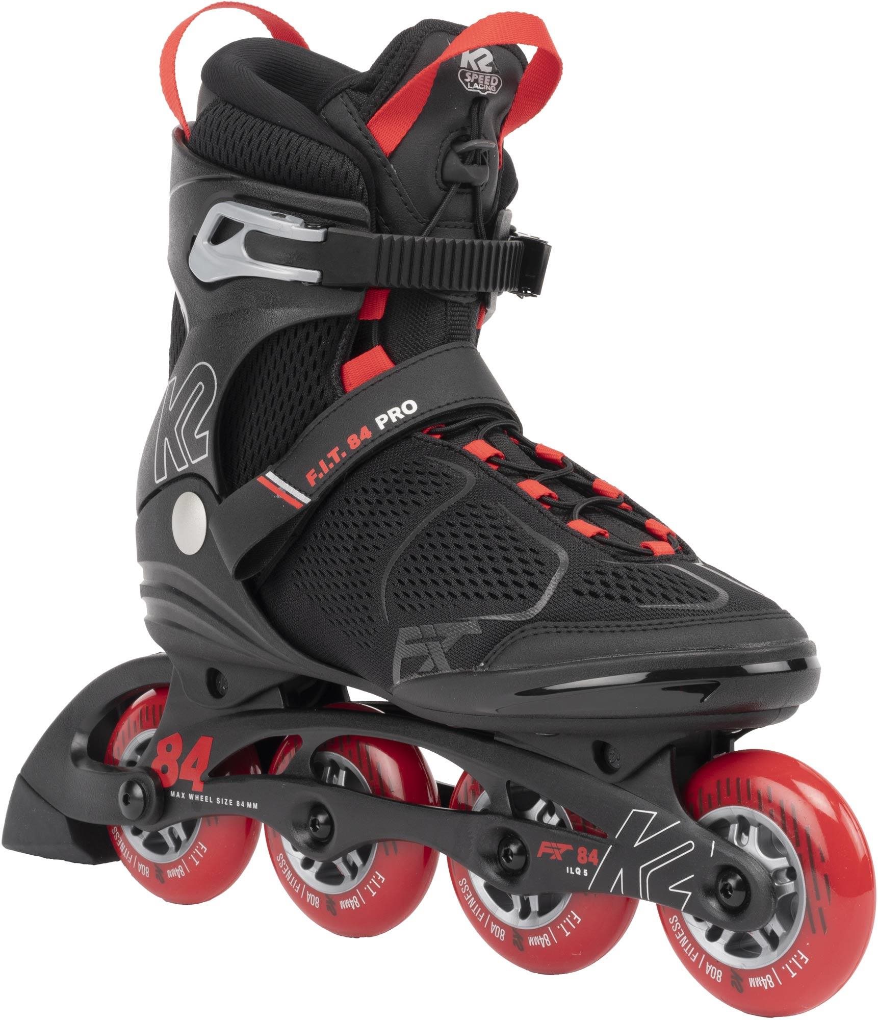 K2 F.I.T 84 PRO black_red veľkosť 44 EU/285 mm Kolieskové korčule