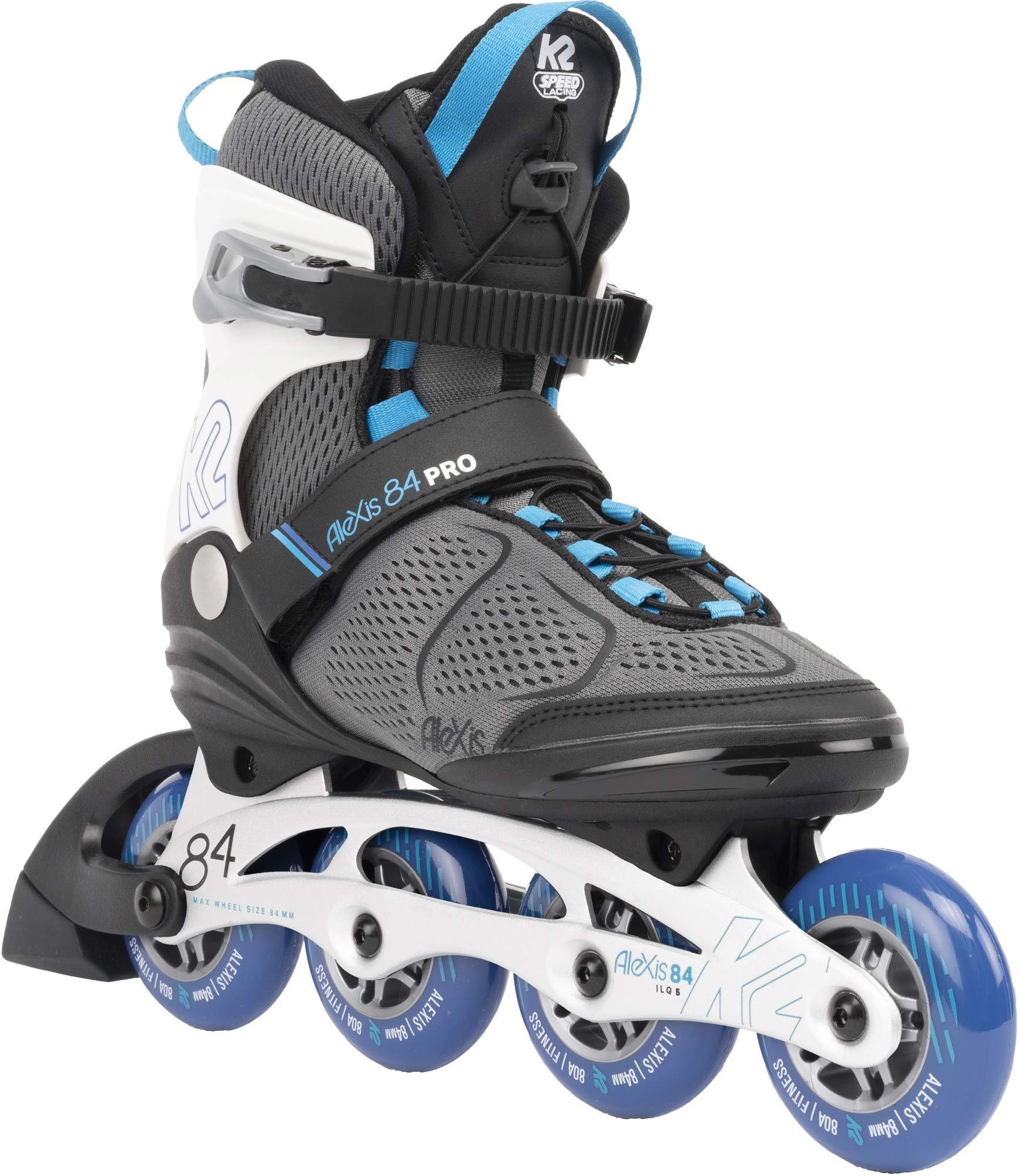 K2 Alexis 84 PRO gray-blue veľkosť 42,5 EU/280 mm Kolieskové korčule