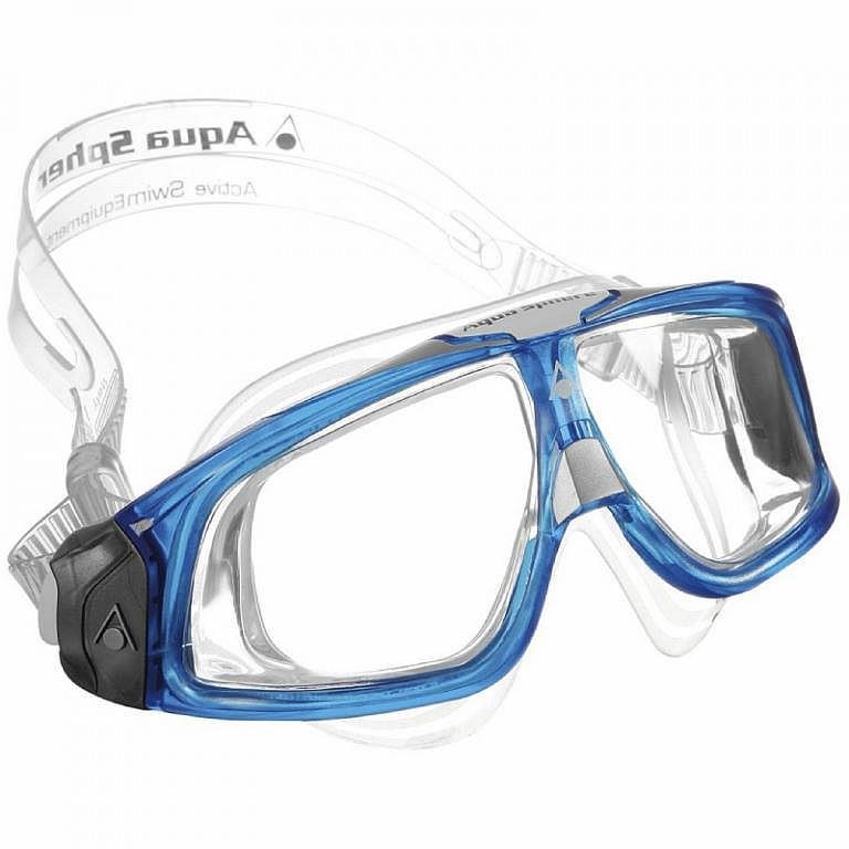 Pánske plavecké okuliare Aqua Sphere SEAL 2 číre sklá, svetlo modrá...