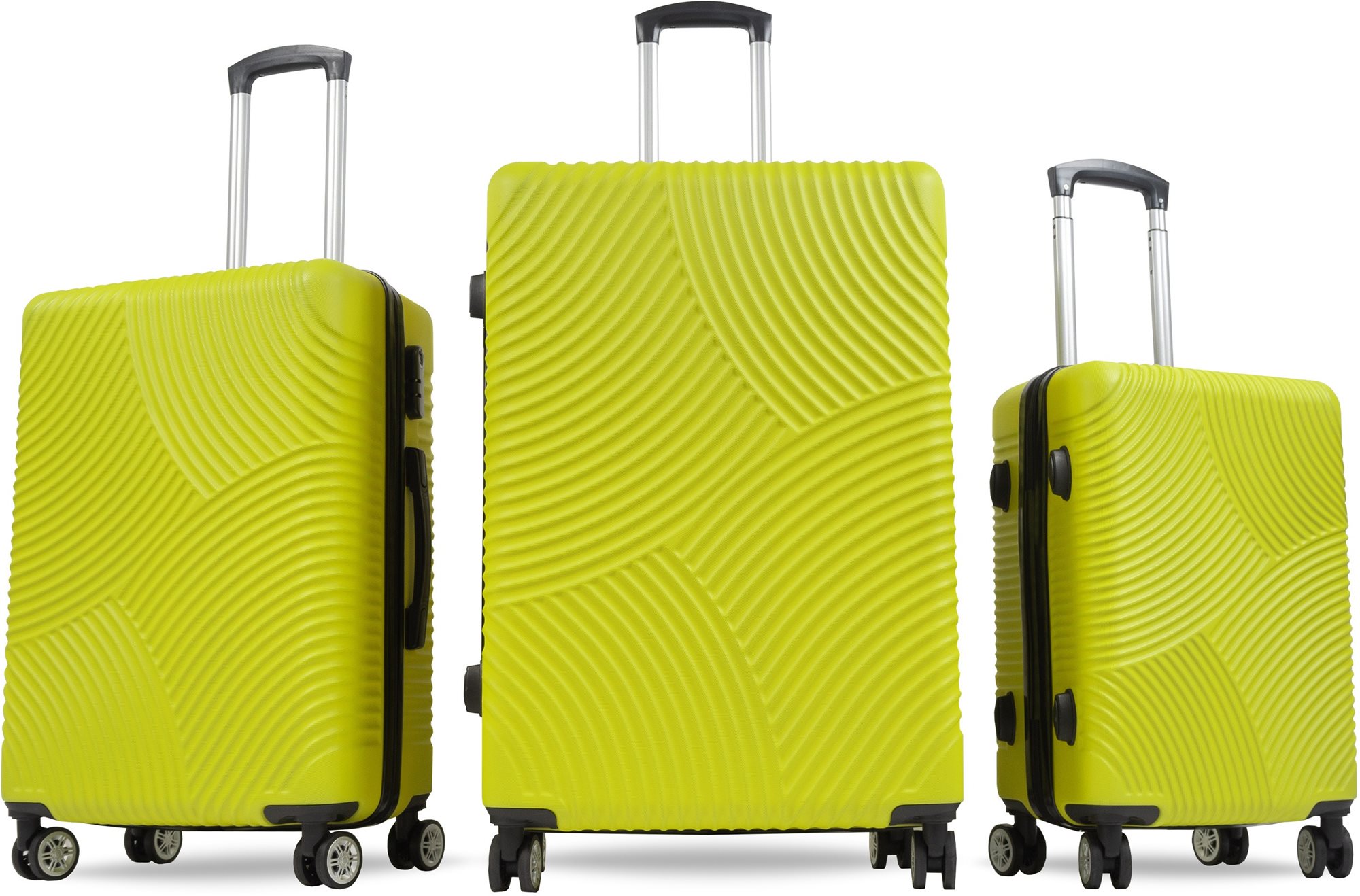 Aga Travel Súprava cestovných kufrov MR4654 Žltá Sada kufrov